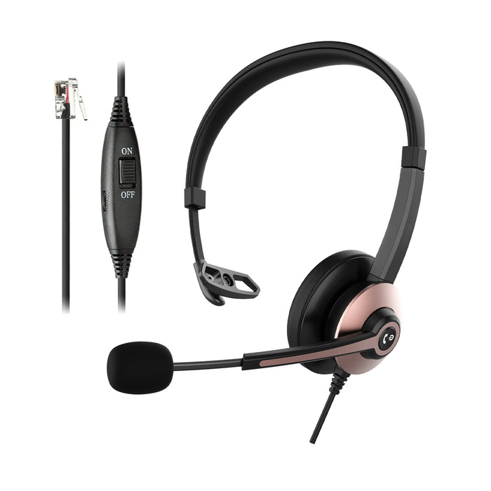 MHP-683-RJ Professional call center headphone with RJ connector