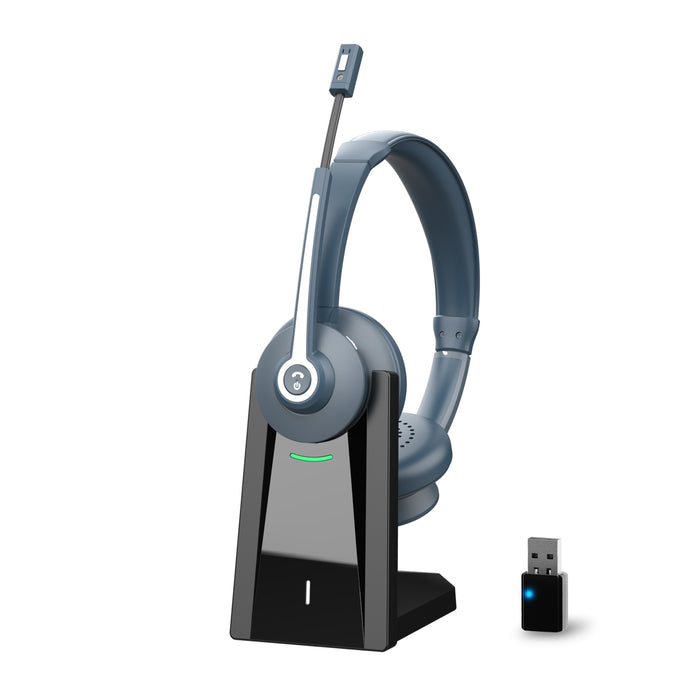 BT-786C Dual Connector Wireless Phone Headset With Microphone