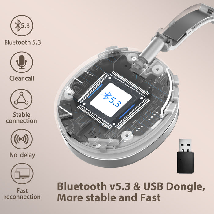 BT-881C Best Sell OEM New Binaural Call Center Bluetooth Headset