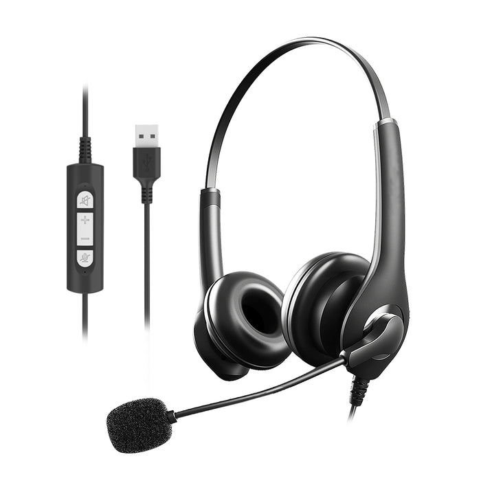 MHP-382 Call Center Wired Headset