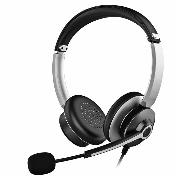 MHP-782 Headphone With Mic 3.5mm Jack and USB Connector for Computer