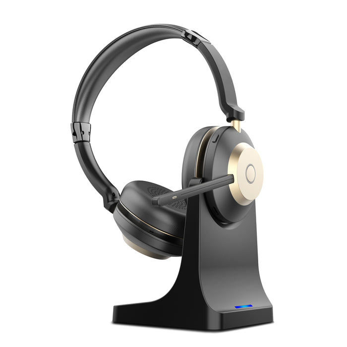 BT-882C Best Sell OEM New Binaural Call Center Bluetooth Headset